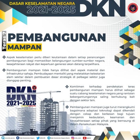 DKN 2021-2025: NILAI TERAS KESELAMATAN NEGARA 7 (PEMBANGUNAN MAMPAN ...