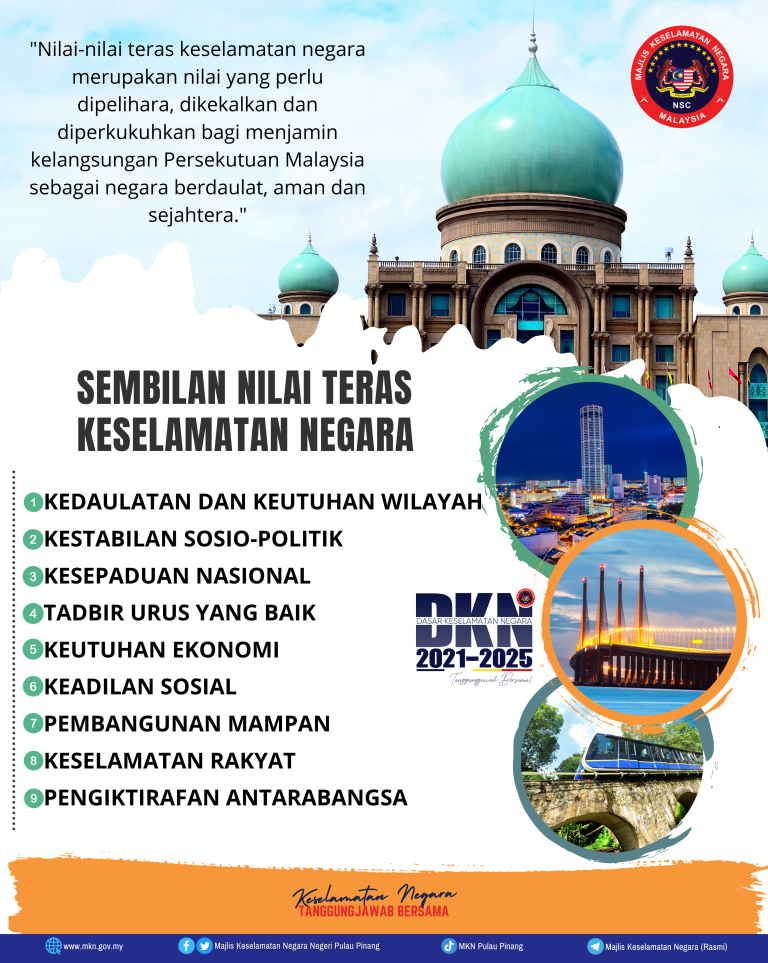 DKN 2021-2025: 9 NILAI TERAS KESELAMATAN NEGARA - Laman Web MKN